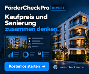 FörderCheckPro Invest: Medium Rectangle, 300 × 250 px